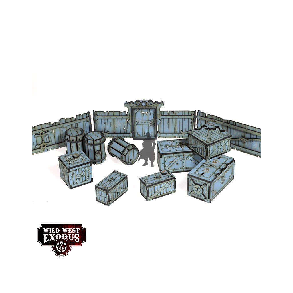 Wild West Exodus - Red Oak Crates, Fences and Barrels