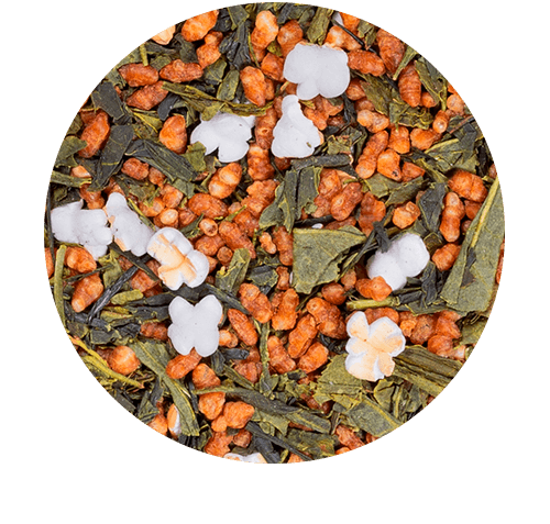 Genmaicha-Thé vert du Japon bio et riz grillé Recharge vrac 100 g