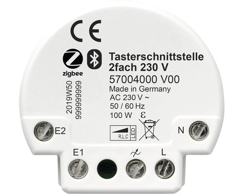 NEXENTRO Zigbee 2-weg drukknopinterface 230V