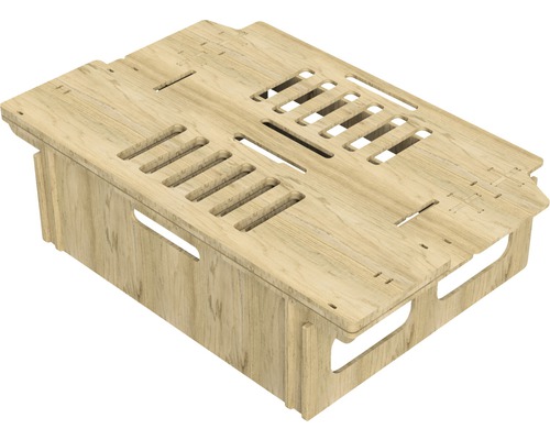 Buildify Campingbox Marinus achterbedsysteem voor VW, 1800x1500x415 mm (LxBxH) (zonder montage- en bevestigingsmateriaal)