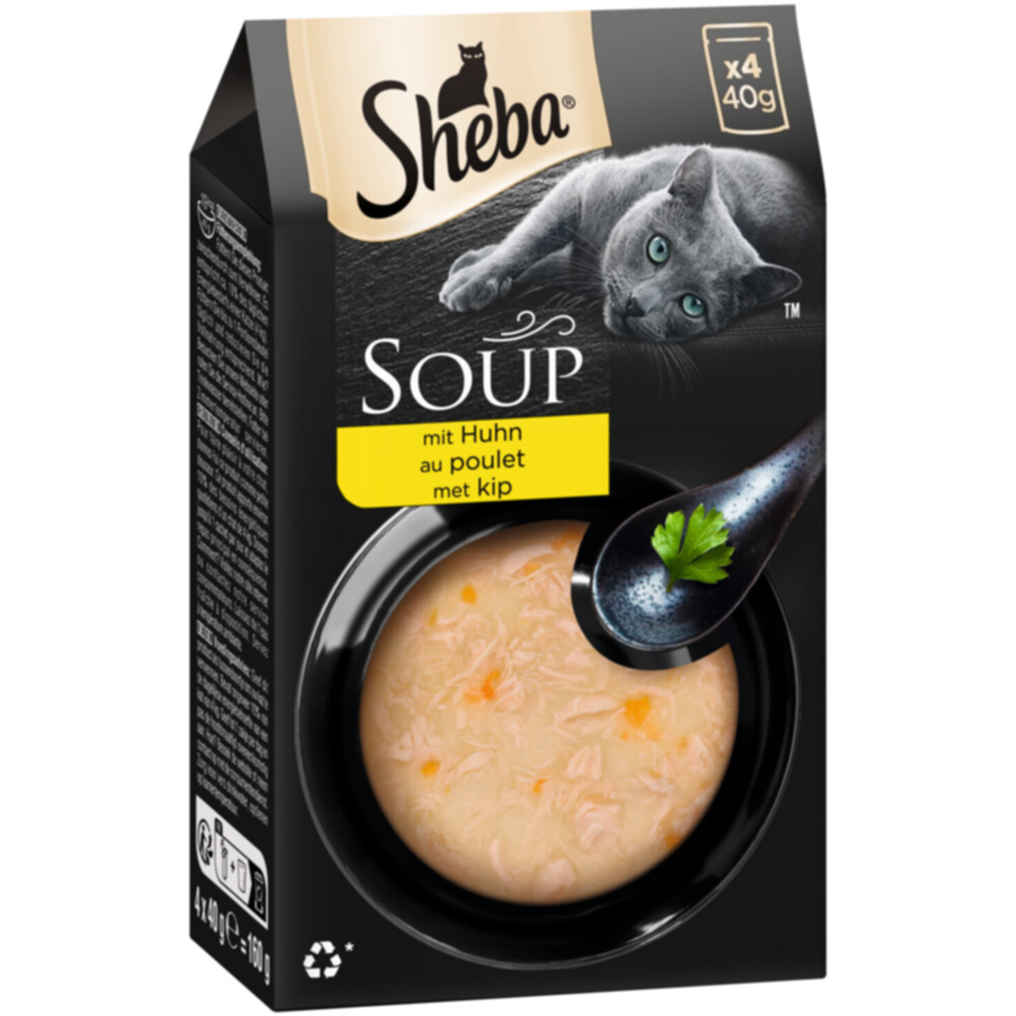 Sheba Soup mit Huhn Beutel 4x40g
