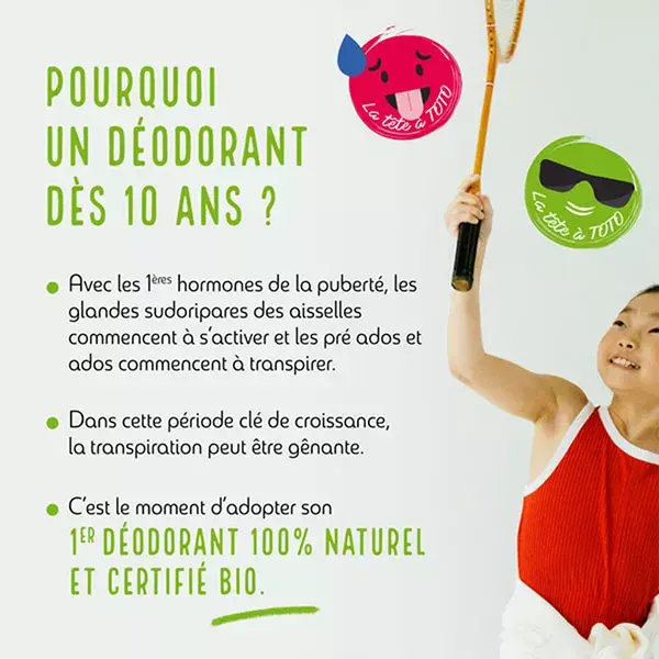 Poupina Cuidado Infantil 48h Desodorizante Tête à Toto Bio 50ml