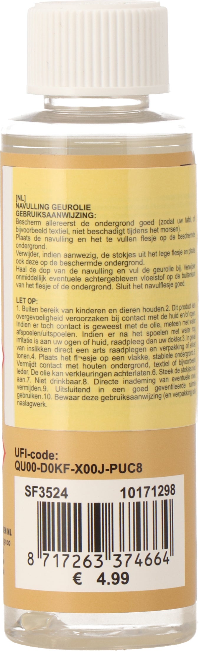 Intratuin navulling geurstokken Citrus Verbena 120 ml