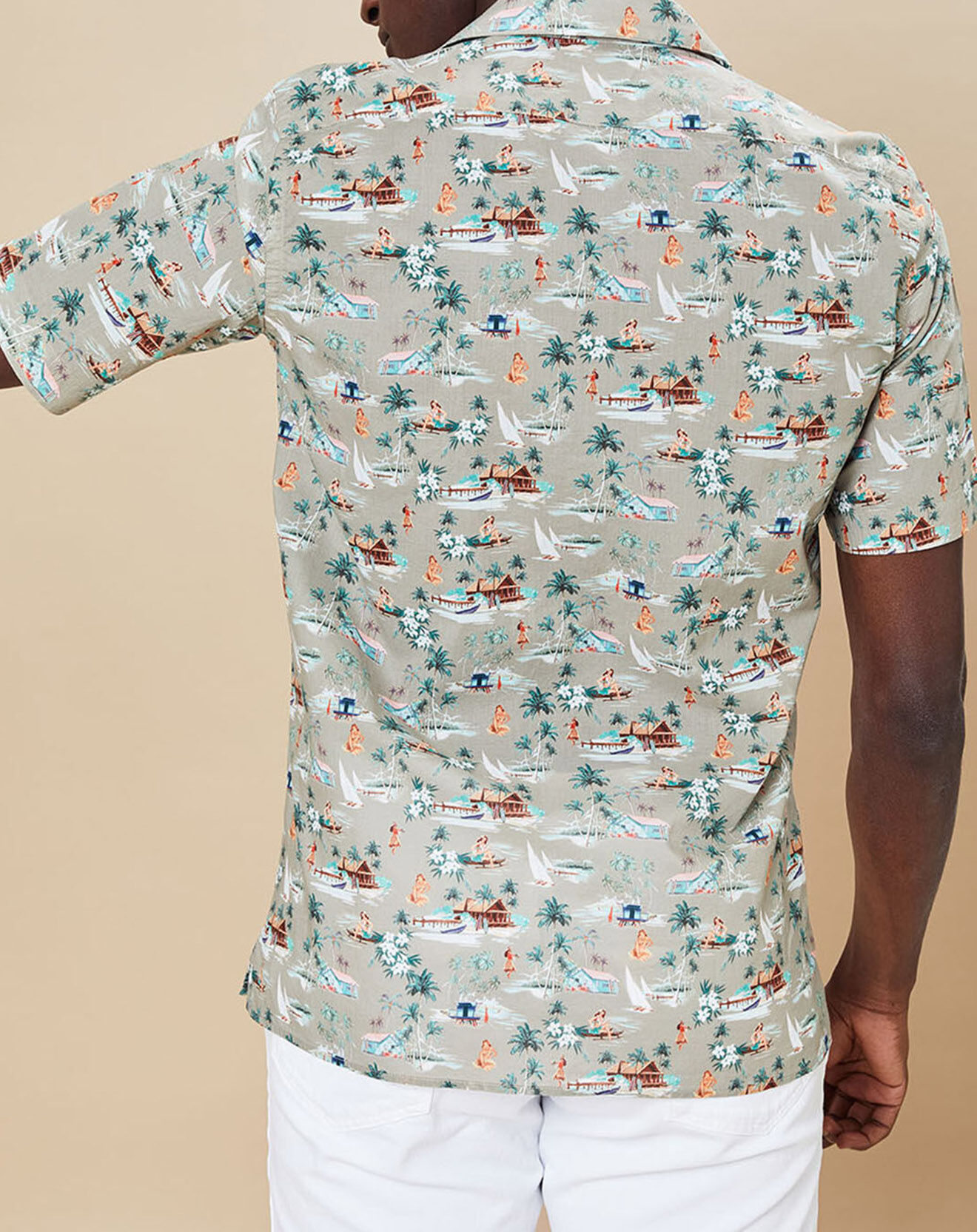 Hartford Chemise Slim Fit Slam 02 Mc kaki