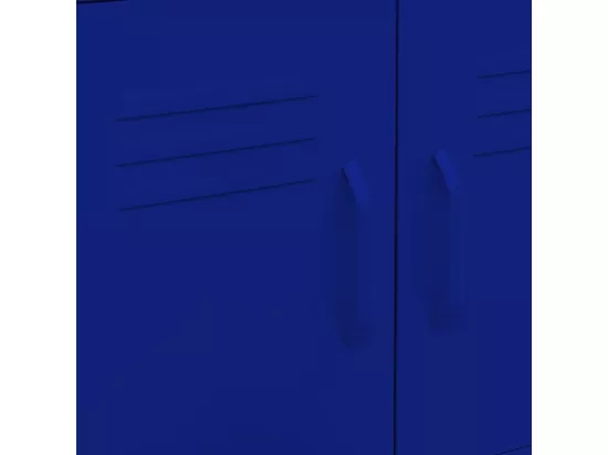 Armoire de rangement Bleu marine 60x35x56 cm Acier