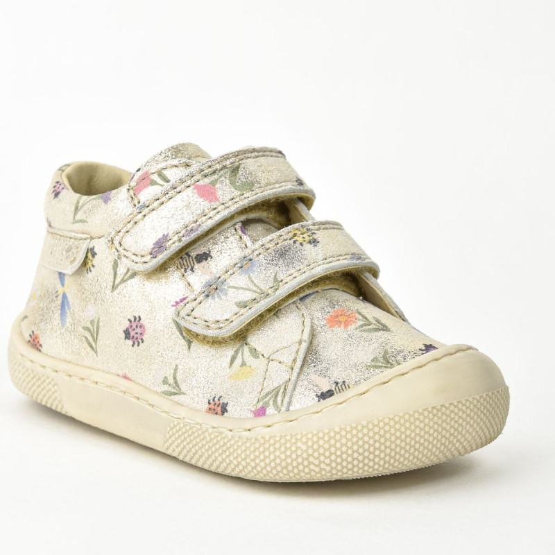 Naturino Naturino Barefoot Amur Velcros Print Countryside Platinium