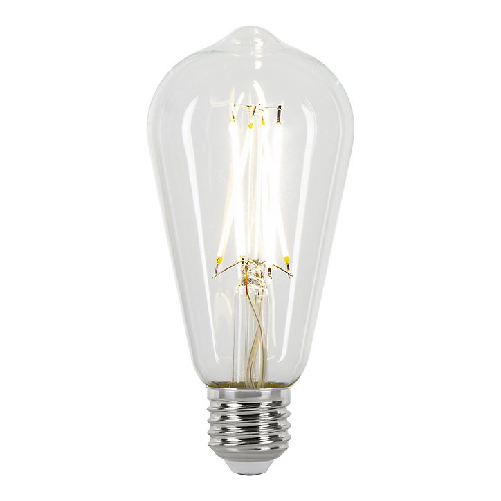 Ampoule LED connectée Myko E27 Edison à filament 806lm=60W variation de blancs Jacobsen transparent
