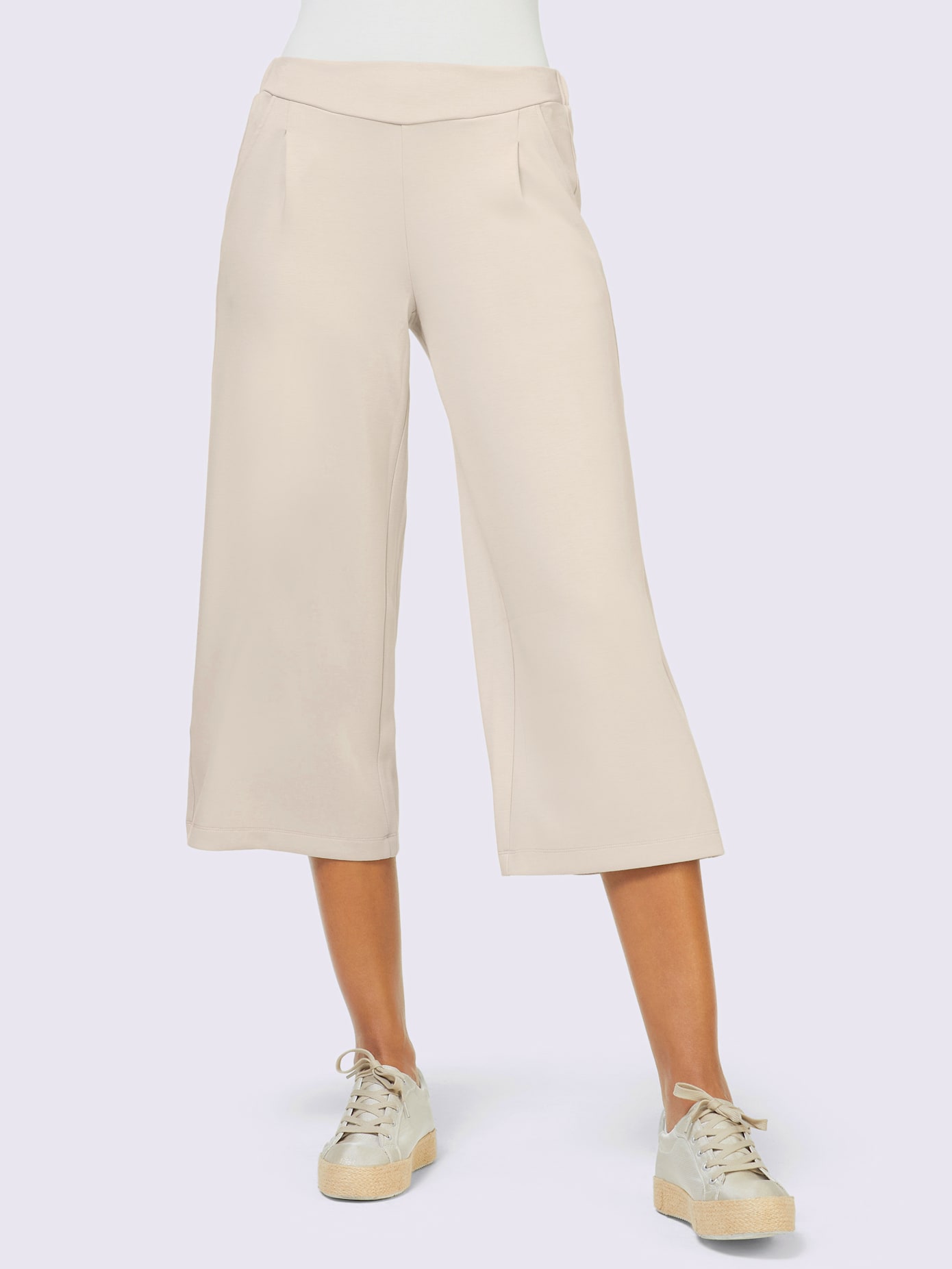 Jupe-culotte en jersey mélange de modal doux
