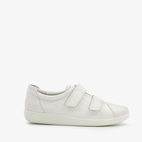 Ecco Soft 2.0 leren dames sneakers wit