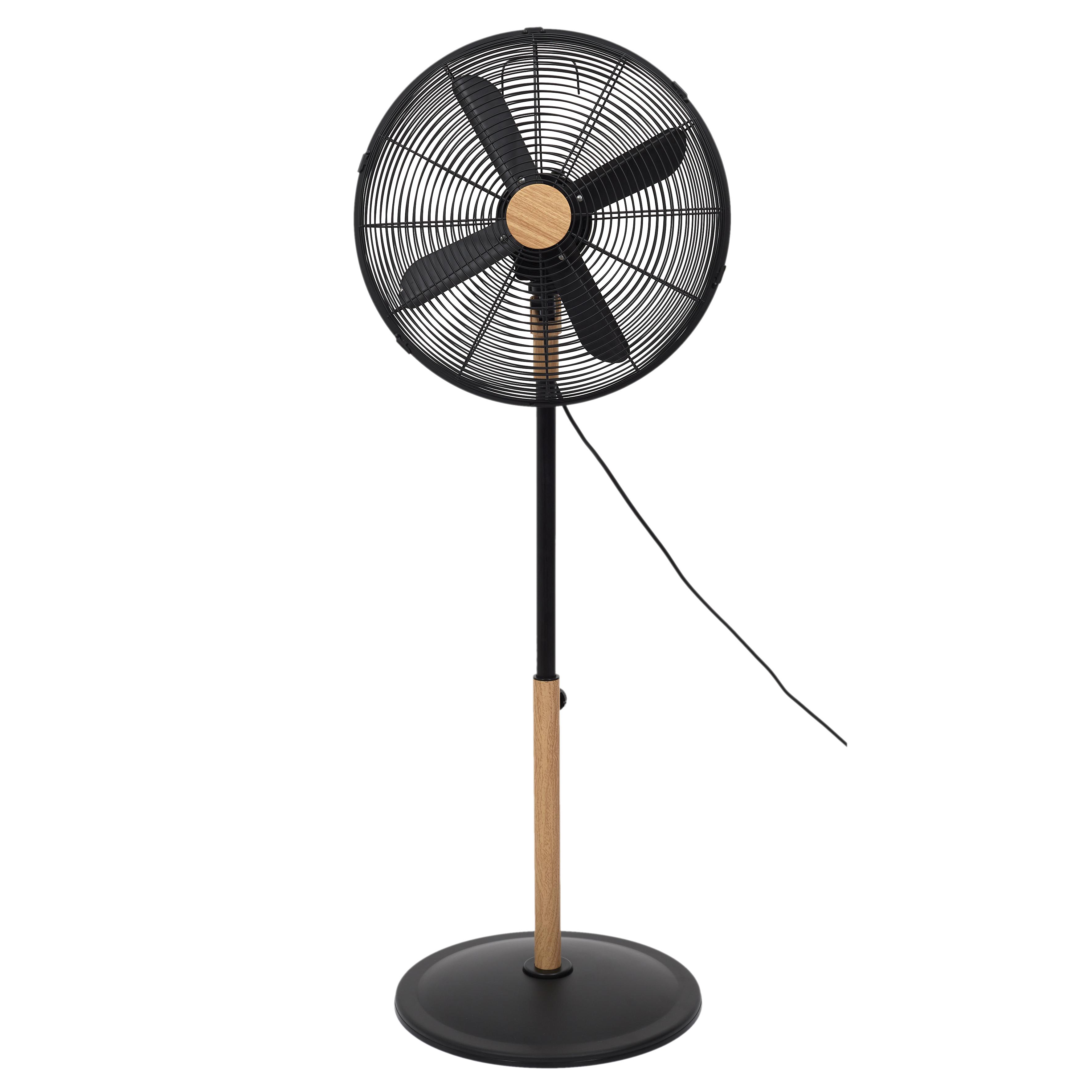 VENTILATEUR SUR PIED DIA40CM NOIR M1