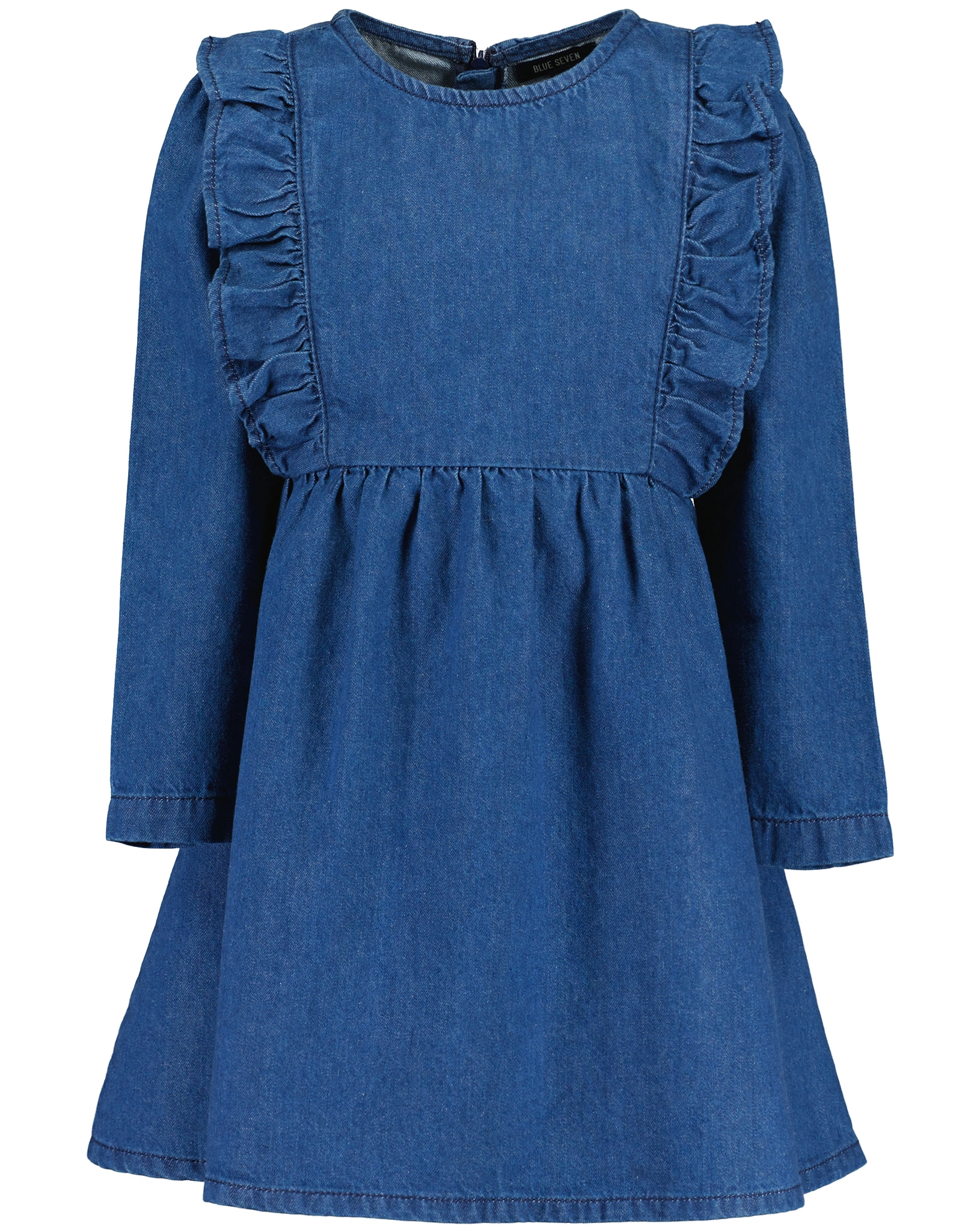 Langarmkleid DENIM in dunkelblau