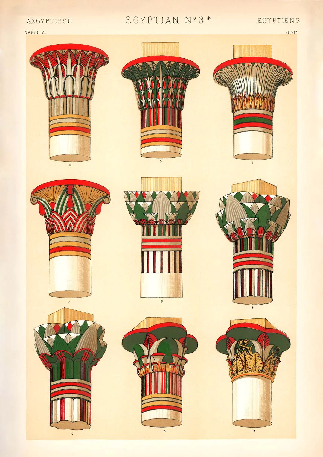 Ägypter Nr. 3B von Owen Jones