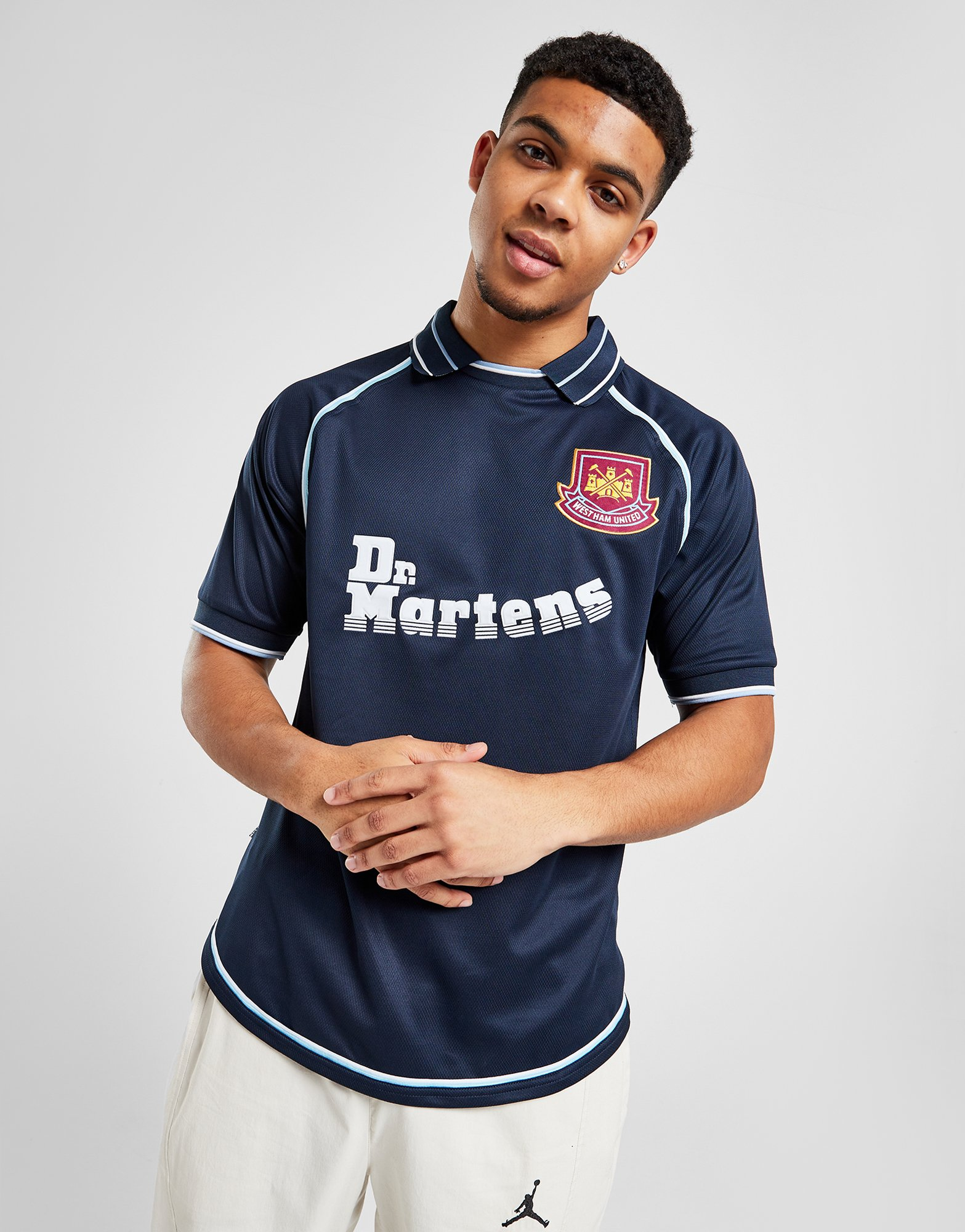 Score Draw Maillot Rétro Extérieur West Ham United FC 2000 Homme