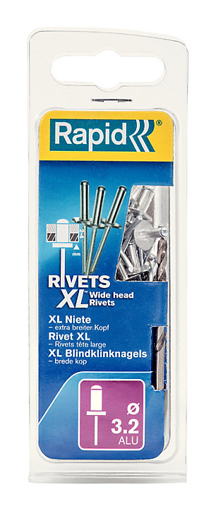 Rivets XL Rapid Ø3.2 x 8mm