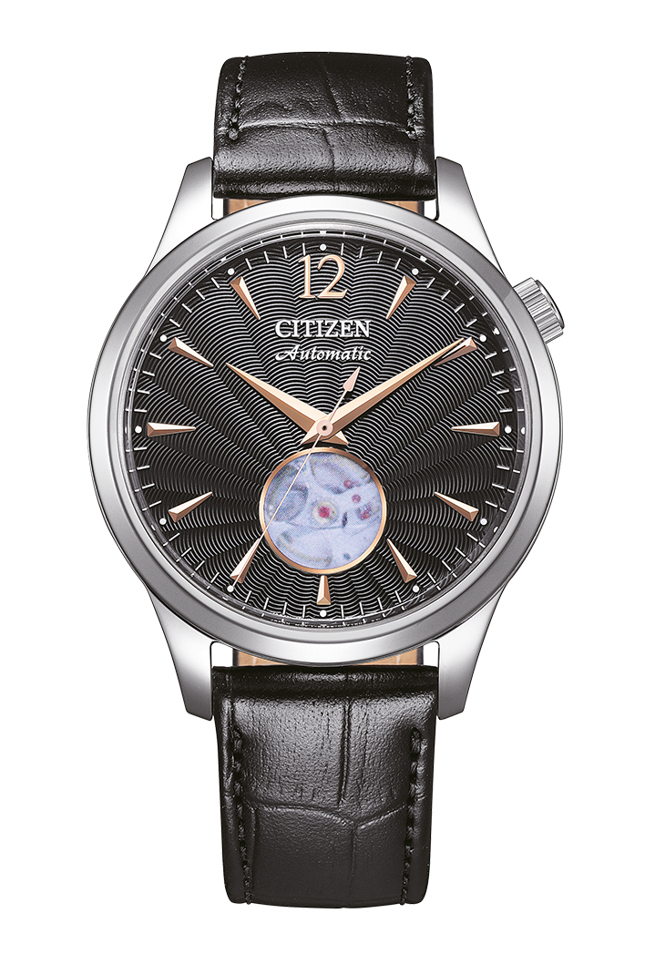 Citizen Herrenuhr Mechanisch Schwarz NH9131-14E