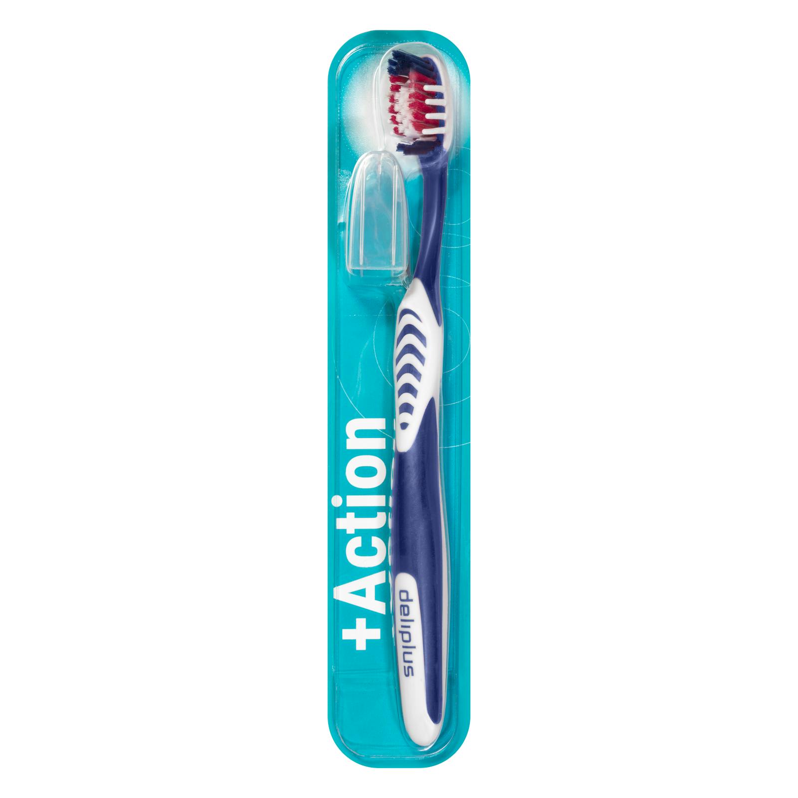 Brosse à dents moyenne Deliplus + Action