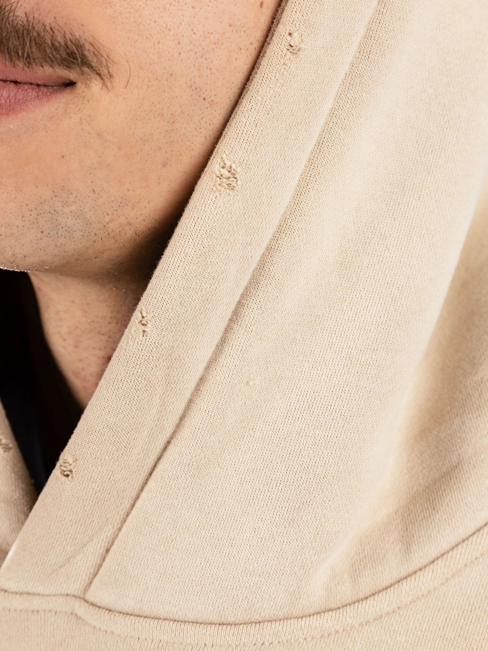 Another Cotton Lab More Espresso Hoodie washed moonlight