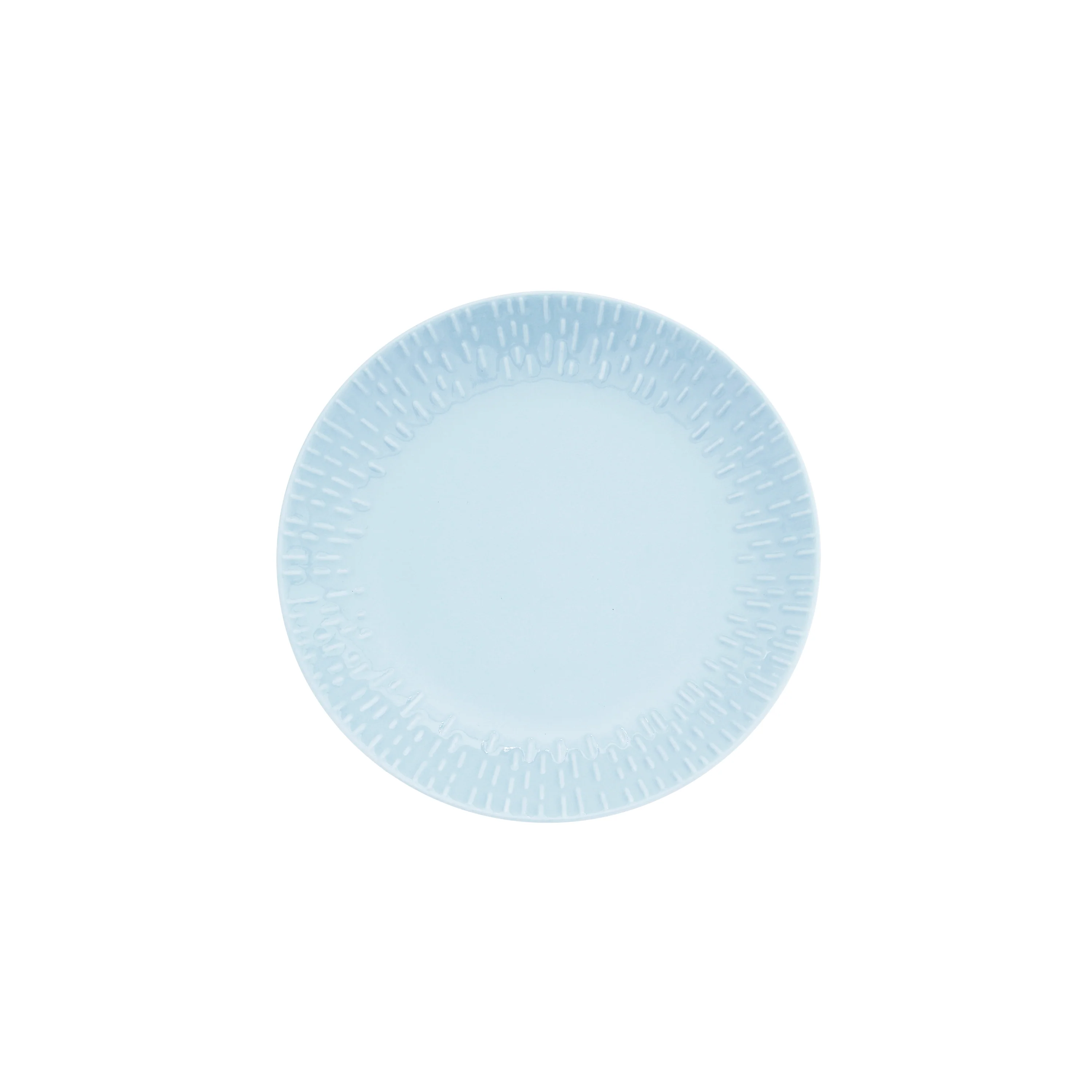 Aida  Confetti Aqua desserttallerken m/relief - Ø21 cm.