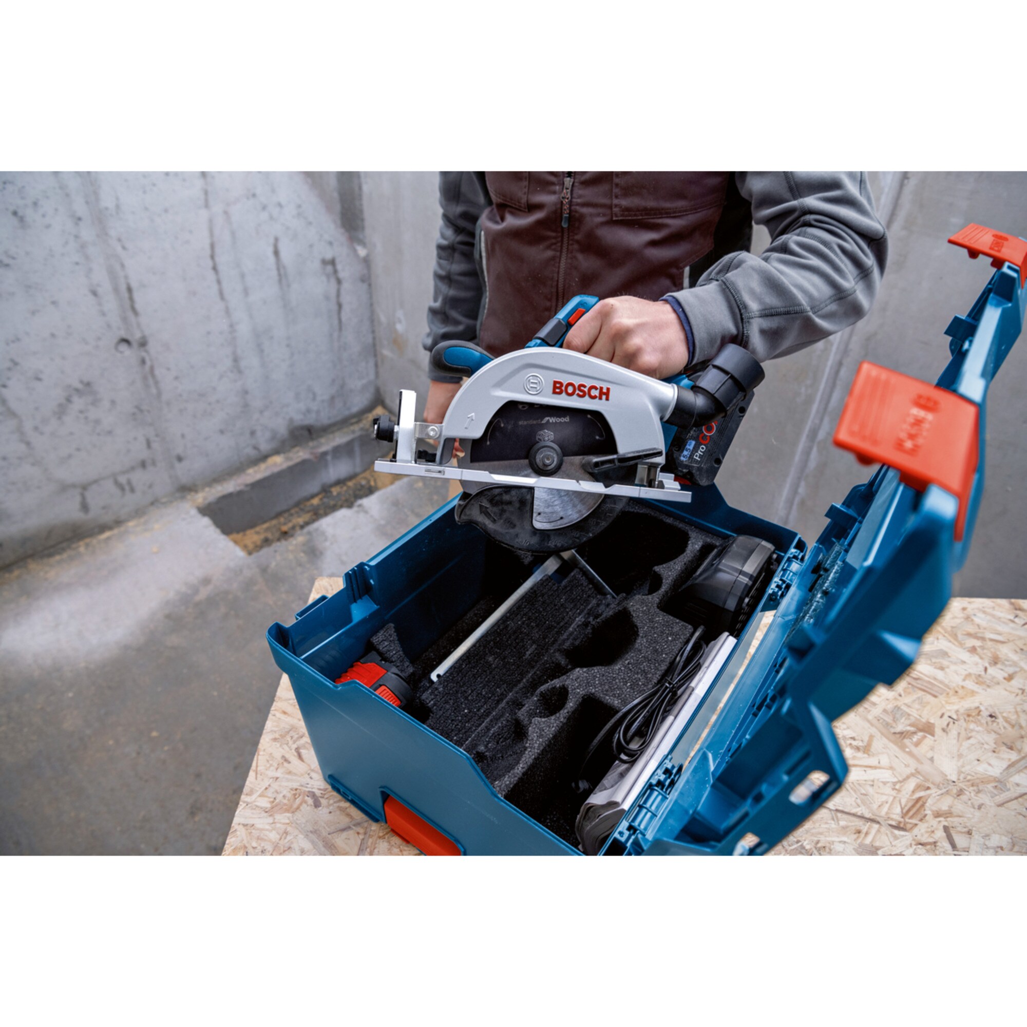 Bosch Handkreissäge Akku-Handkreissäge GKS 18V-57-2 Professional solo
