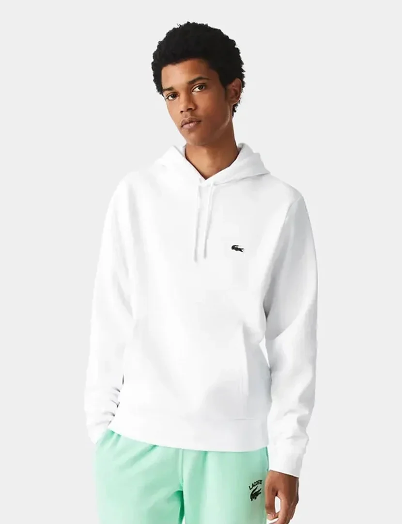 White Fleece Hoodie