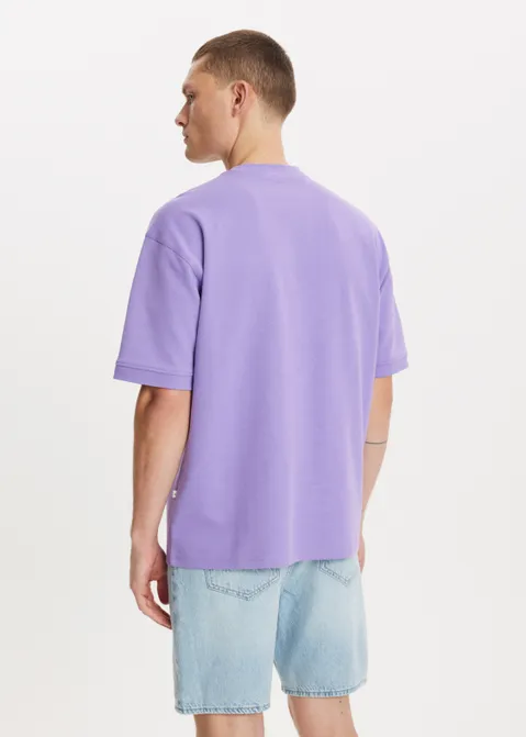 Loose fit t-shirt paars (PRS)