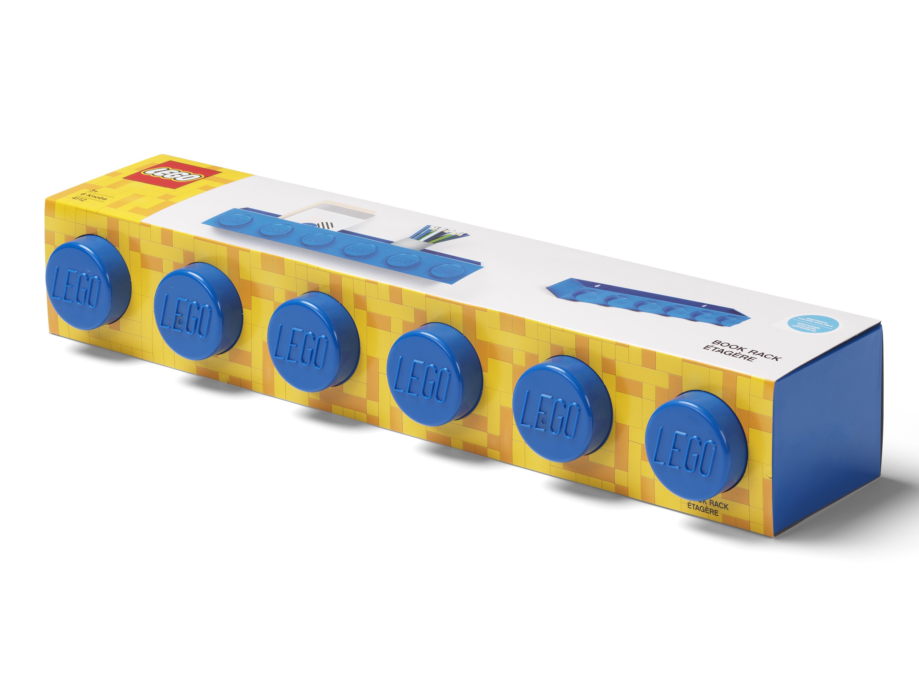 Prateleira comprida em formato de tijolo – azul 5006613