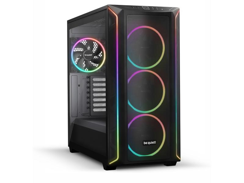 be quiet! PC-Gehäuse Shadow Base 800 FX Schwarz Luftstromoptimiertes Mid-Tower Gehäuse mit ARGB-Beleuchtung