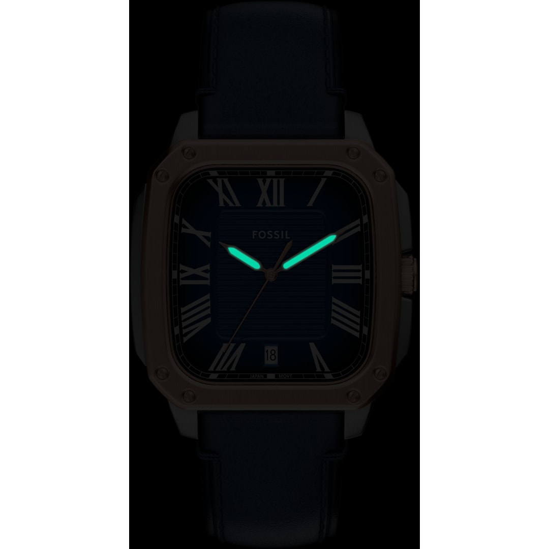 Fossil Crosby Date Bicolor / Blau