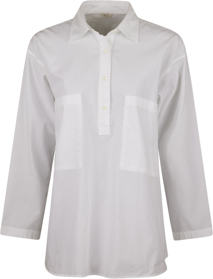 Stenströms Elin Shirt, Oversize Pockets White