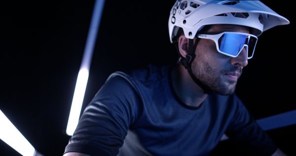 REV Sportbrille  sky white  M