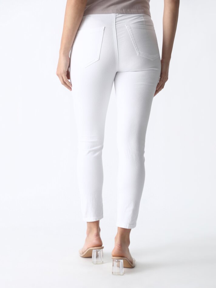 Calça jegging de maternidade - Branca