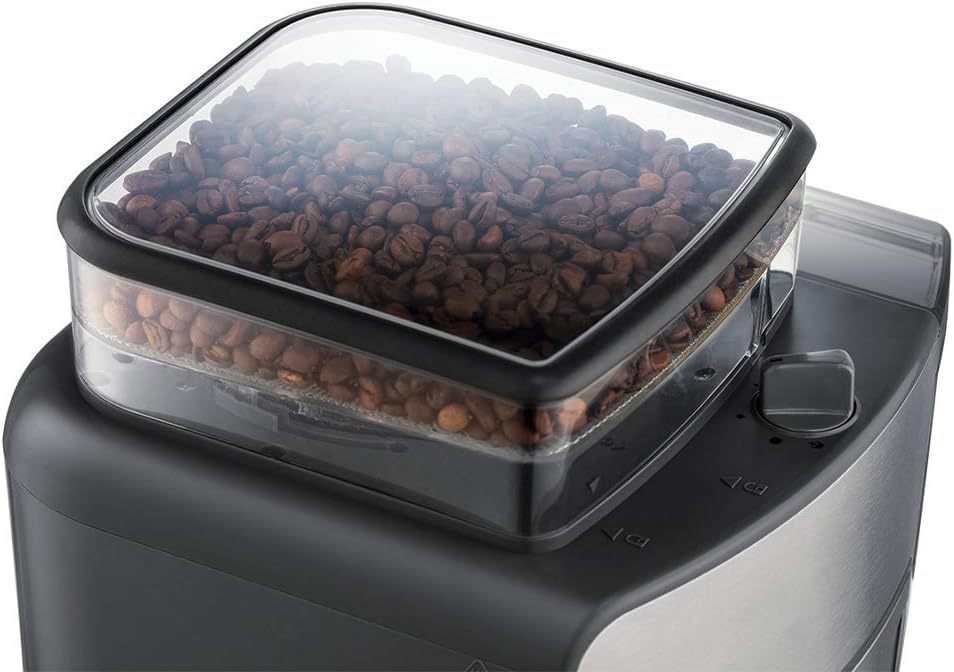 Russell Hobbs Kaffeemaschine mit Mahlwerk Thermokanne [Digitaler Timer, Brausekopf für opt. Extraktion & Aroma] Grind&Brew (max 10 Tassen, 3-stufige Mahlgradeinstellung) Filterkaffeemaschine 25620-56