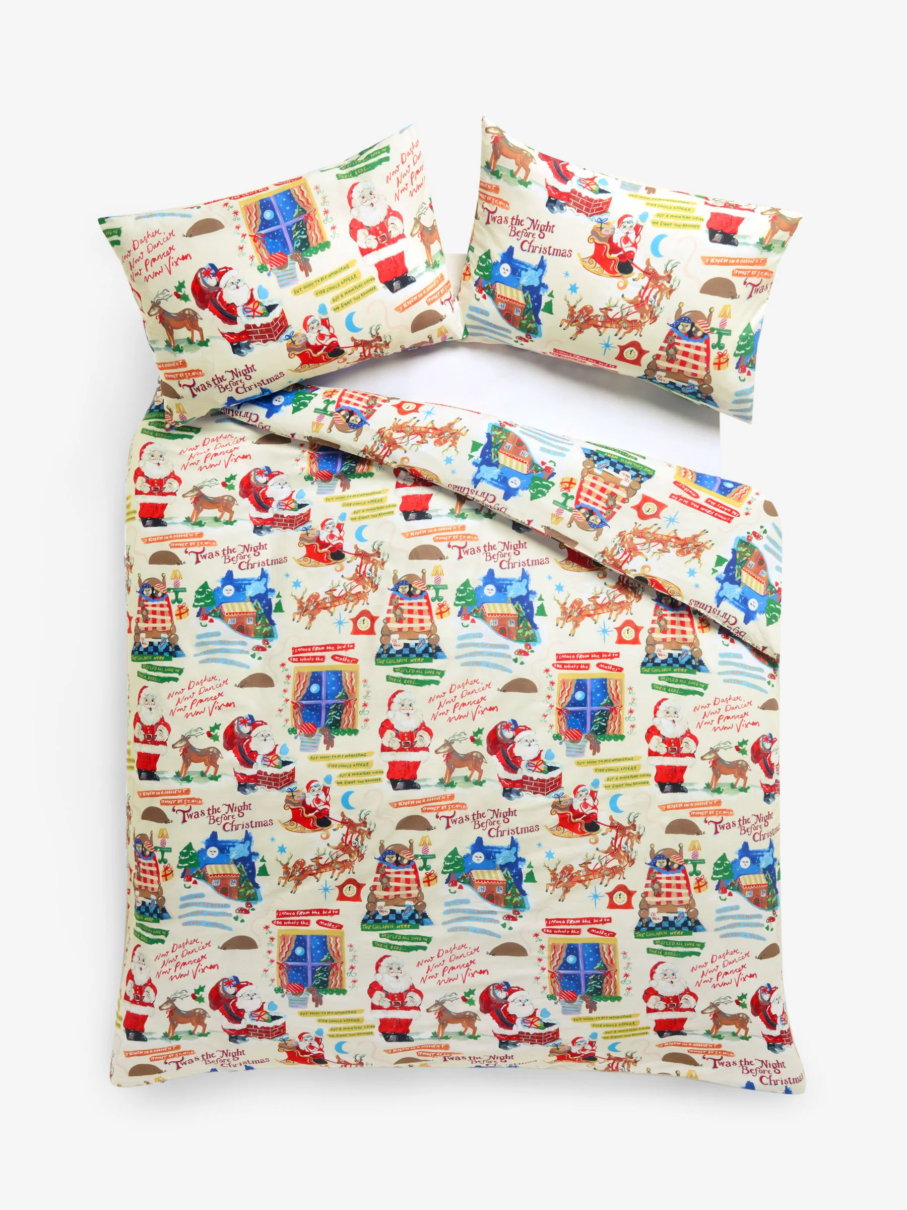 Eleanor Bowmer Polycotton Dekbedovertrek en Kussensloop Set