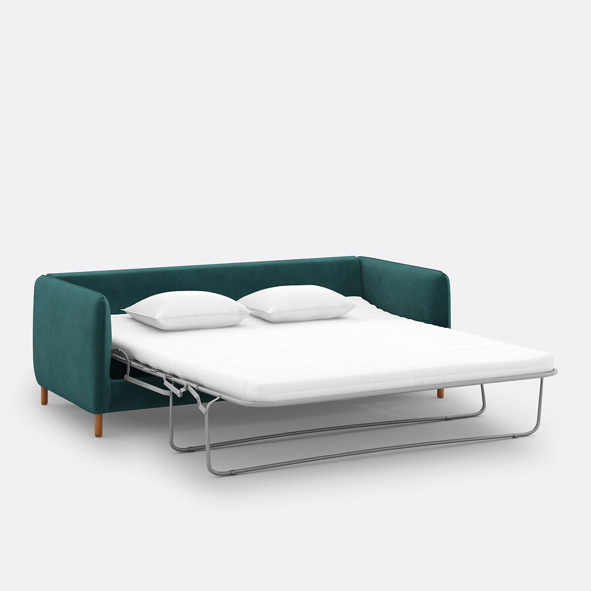 LA REDOUTE INTERIEURS<br>Sofá conversível de veludo, 4 lugares, Loméo