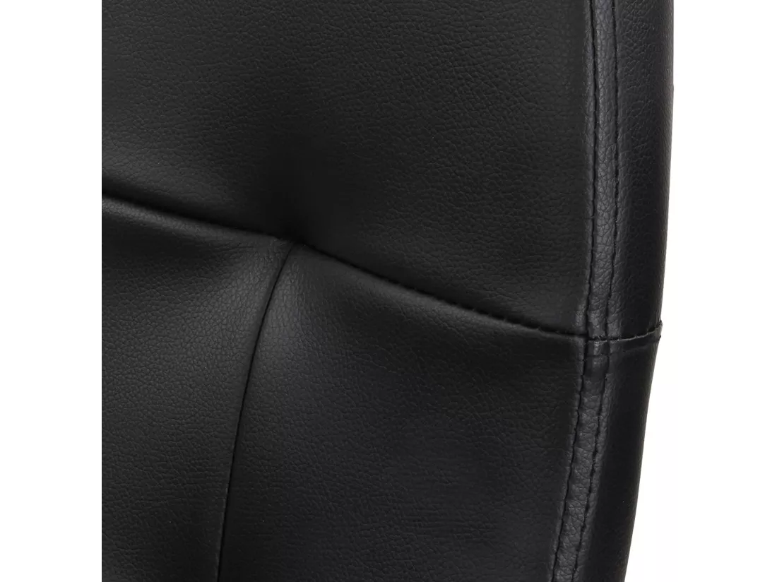 Chaise de bureau pivotante noire 60 x 55.5 x 106 cm 01_0000082