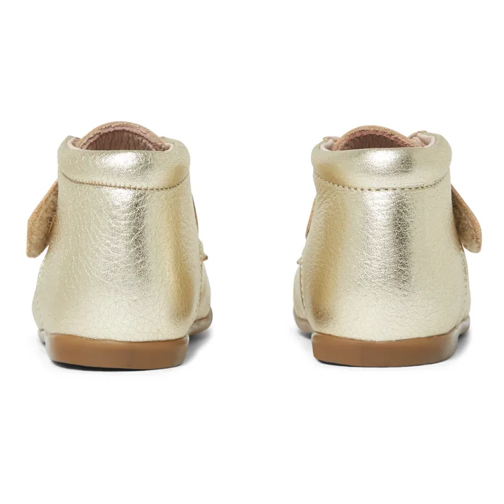 Poppée Bottillons Scratchs Cadet | Doré