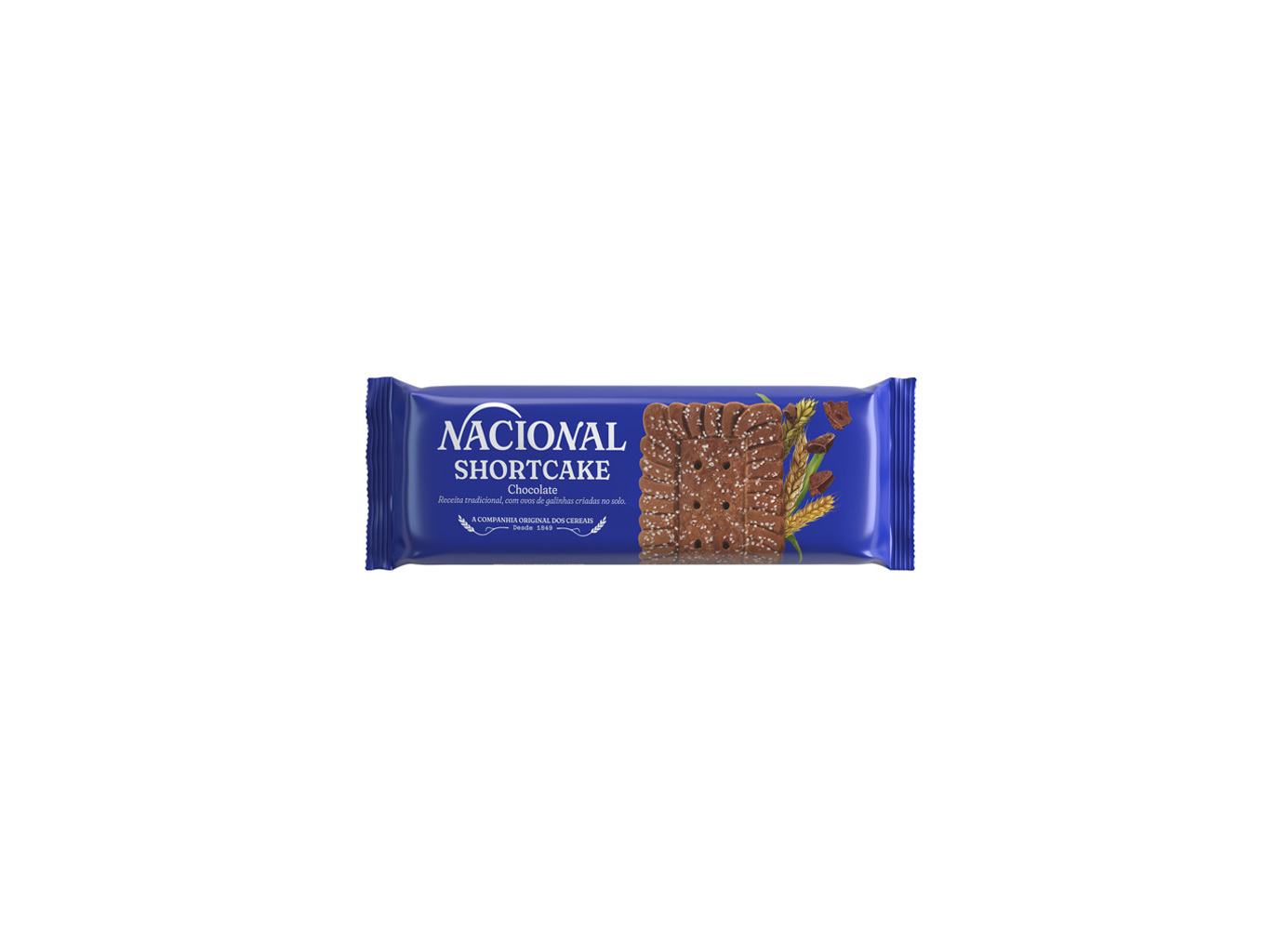 BOLACHA NACIONAL SHORTCAKE CHOCOLATE 180G