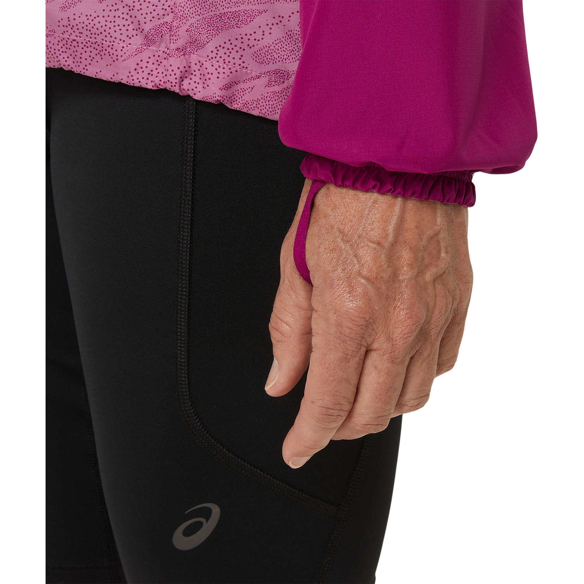 ASICS Fujitrail Packable Laufjacke Damen soft berry