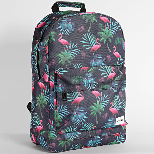 Sac A Dos 1448 Tropical Flamingo Noir