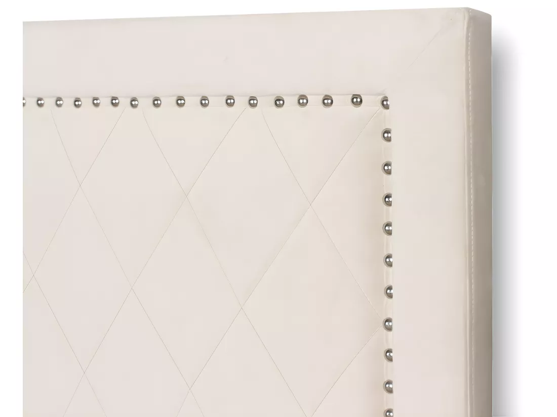 Tête de lit Nolwen Velours Beige 160cm