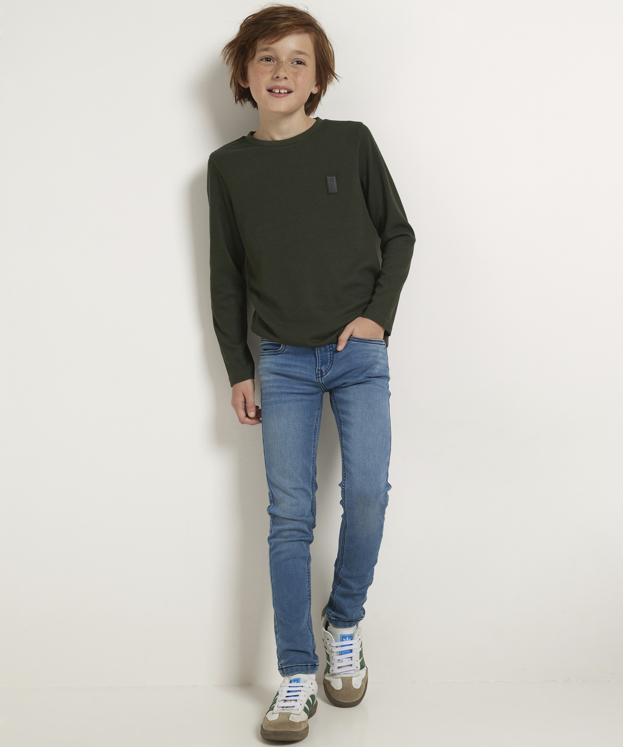 super skinny fit jogg jeans - mid