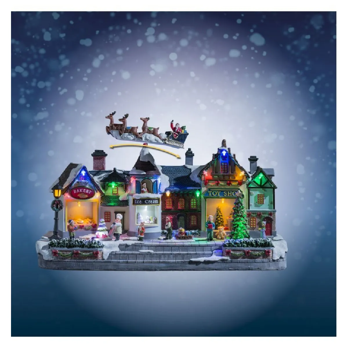 Feeric Christmas Vitrine de Noël Multicouleurs