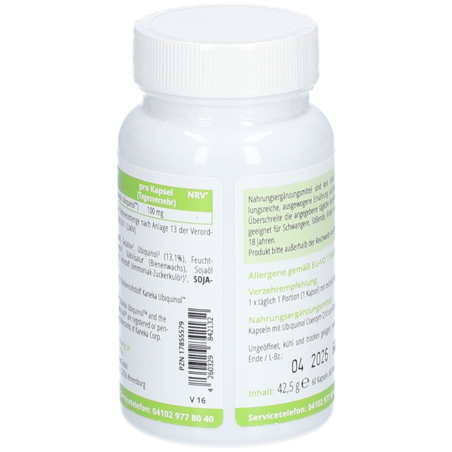 APOrtha® Kaneka Ubiquinol™ Coenzym Q10 Kapseln - 100 mg