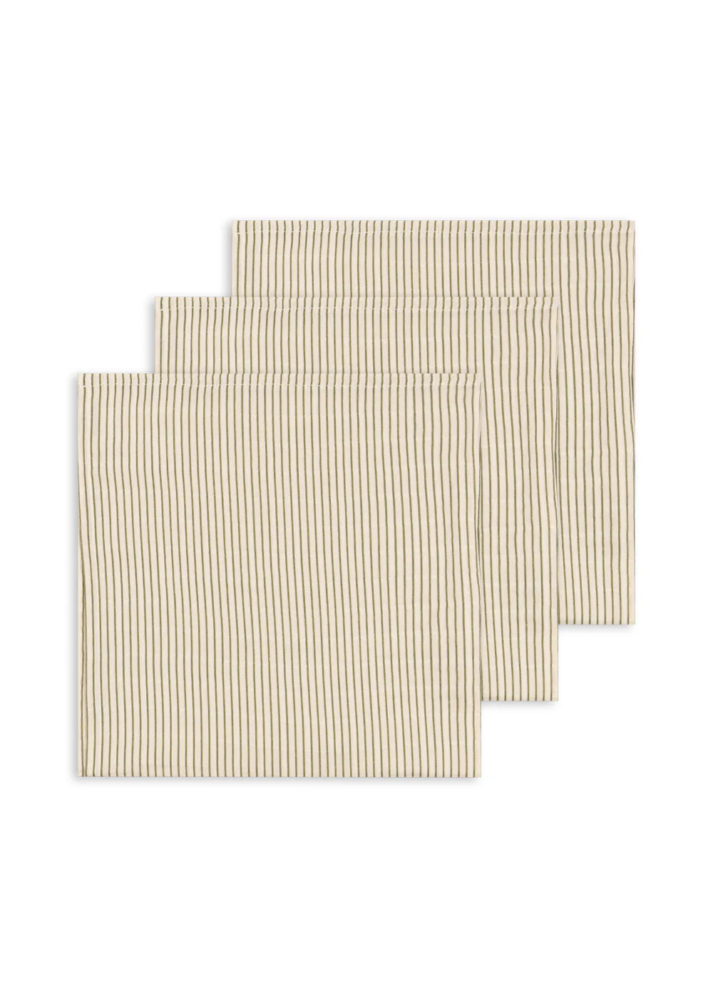 3 pak stofbleer - tea stripe - OS