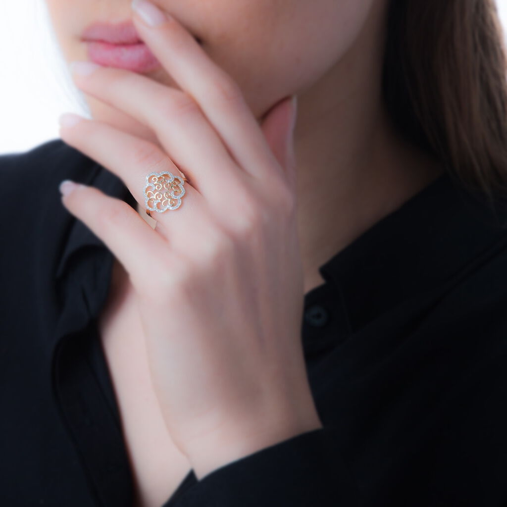 Bague Marie-christel Or Jaune Diamant