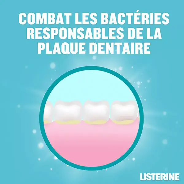 Listerine Fraîcheur Bain de Bouche Quotidien Fraîcheur Goût Plus Léger 500ml