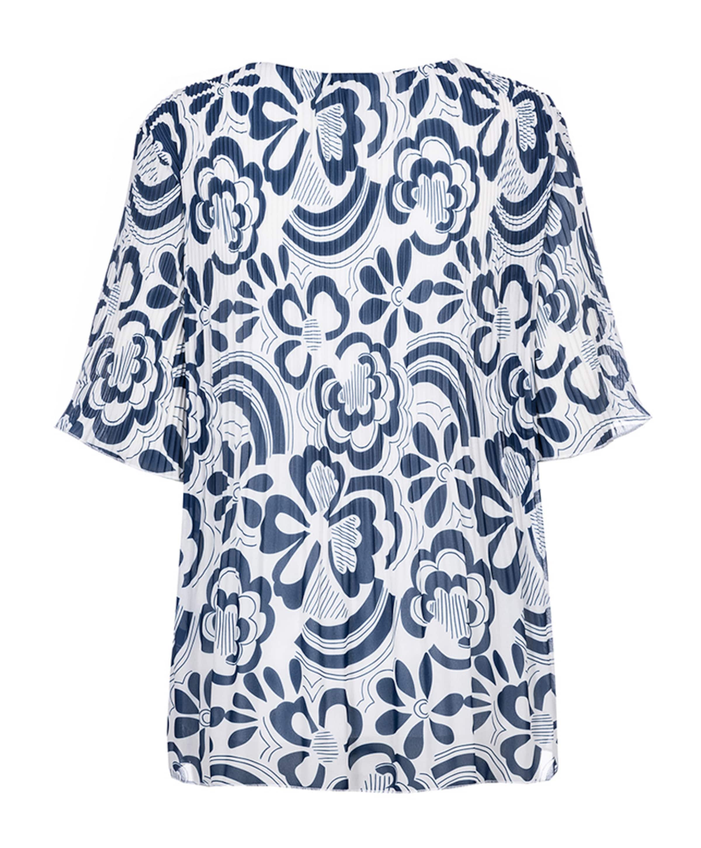 Frank Walder Dames blouse blauw
