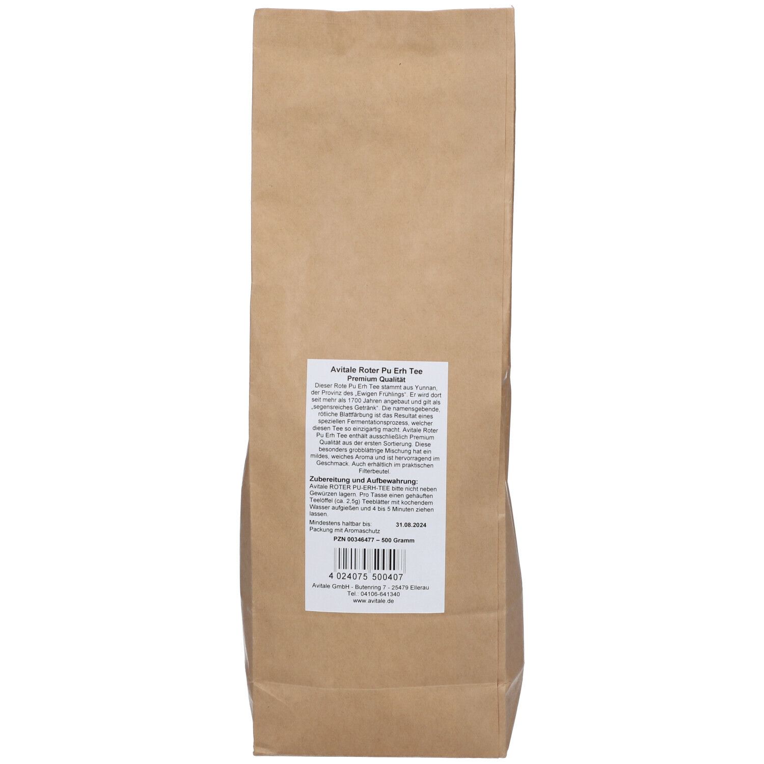 Avitale Roter Pu-Erh Tee
