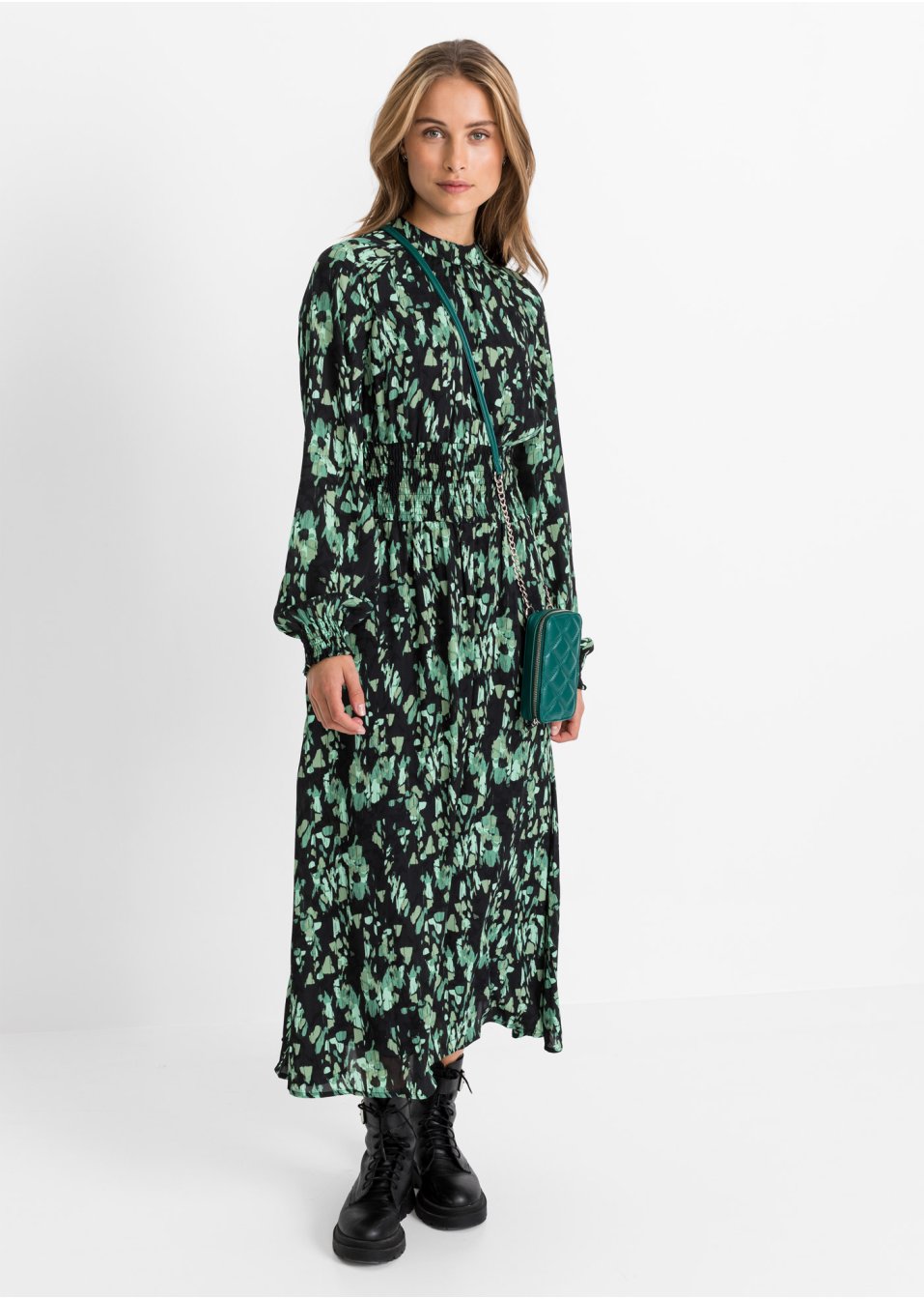 Robe midi à imprimé