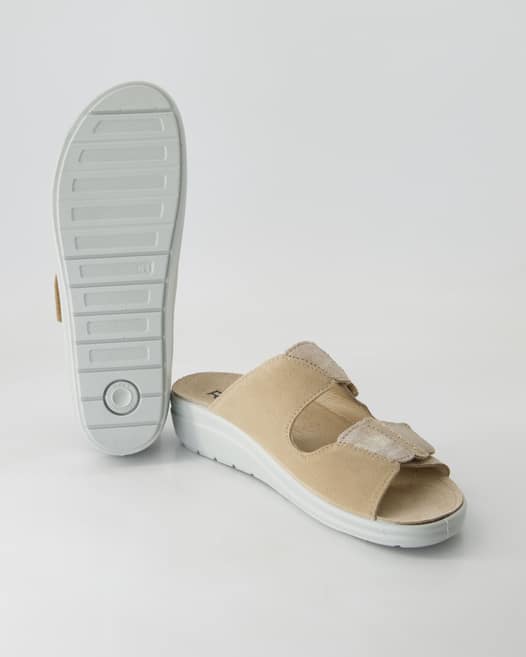 Rohde Latina Pantoletten in Beige